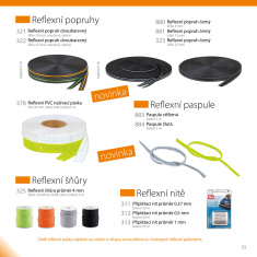 Reflexní nažehlovací páska - š. 25 mm - balení 50 cm Reflexní nažehlovací páska - š. 25 mm - balení 50 cm